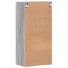 vidaXL Wall-mounted Cabinet with Shelf Grey sonoma 55 x 29 x 100 cm