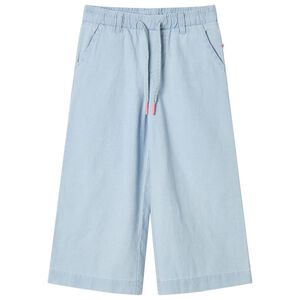 vidaXL Kids' Pants Soft Denim Blue 116