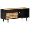 vidaXL TV Cabinet 90x30x40 cm Rough Mango Wood
