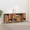 vidaXL Sideboards 3 pcs Old Wood 60 x 35 x 70 cm Engineered Wood
