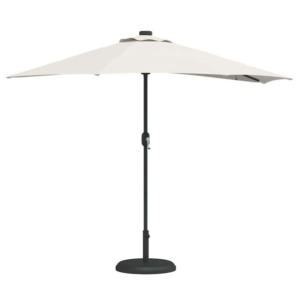 vidaXL Garden Parasol Sand 294 x 150 x 224 cm Polyester and Steel