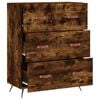 vidaXL Chest of Drawers Smoked Oak 69.5x34x90 cm Engineered Wood