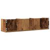 vidaXL CD Wall Shelf Old Wood 75x18x18 cm Engineered Wood
