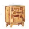 vidaXL Bedside Cabinet 40x30x50 cm Solid Wood