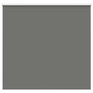 vidaXL Roller Blind Blackout Grey 165x175 cm Fabric Width 161.6 cm Polyester