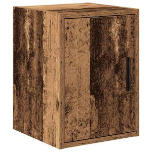 vidaXL Garage Wall Cabinet Old Wood Engineered Wood