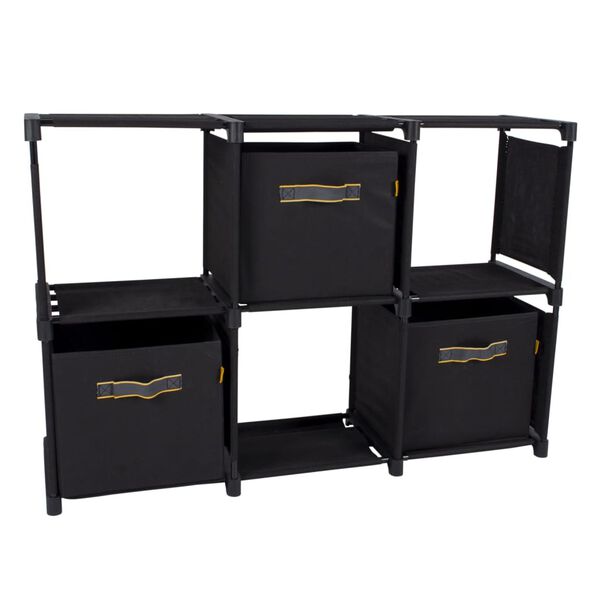 Bo-Camp Camping Cabinet with 3 Drawers Troutman Black