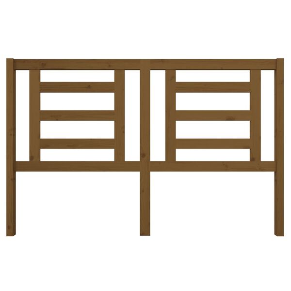 vidaXL Bed Headboard Honey Brown 156x4x100 cm Solid Pine Wood