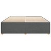 vidaXL Bed Frame without Mattress Dark Grey Super King Fabric