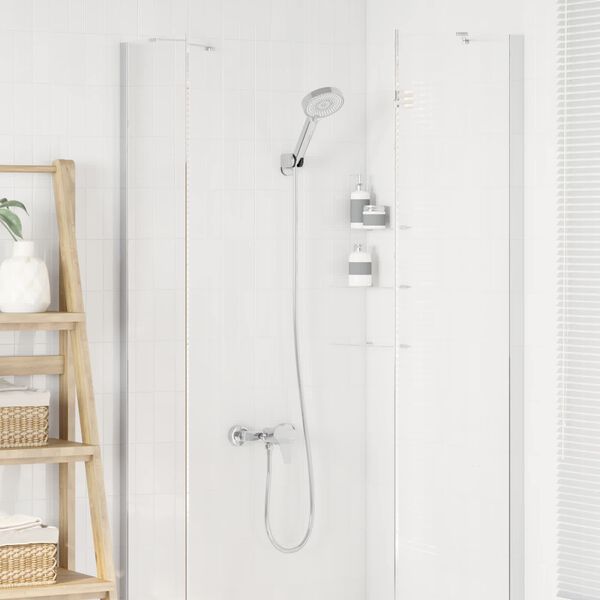 vidaXL Shower Head Set Chrome G 1 / 2 inches Brass