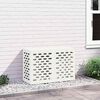 vidaXL Air Conditioner Cover White 90 x 40 x 60 cm Steel