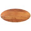 vidaXL Table Top 120x60x2.5 cm Oval Solid Wood Acacia