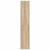 vidaXL Bookcases 2 pcs Stackable Sonoma Oak 30x30x80 cm Engineered Wood