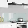 vidaXL Kitchen Backsplash 2 pcs White 70 x 40 cm Tempered Glass