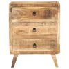 vidaXL Sideboard 60x35x75 cm Rough Mango Wood