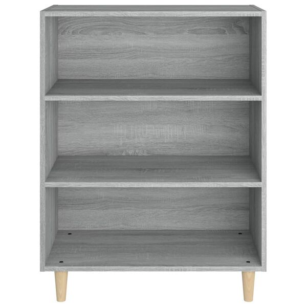 vidaXL Sideboard Grey Sonoma 69.5x32.5x90 cm Engineered Wood