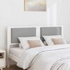 vidaXL Headboard Other White 140 cm Solid pine wood