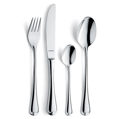 Amefa 24-Piece Cutlery Set Elegance High-gloss Silver