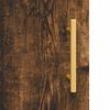 vidaXL Wall Mounted Cabinet Smoked Oak 34.5x34x90 cm Engineered Wood