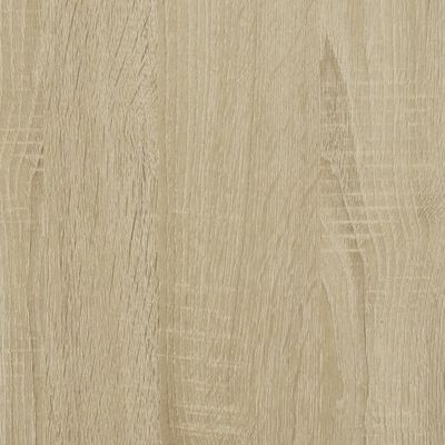 vidaXL Bathroom Cabinet Sonoma Oak 33x33x185.5 cm Engineered Wood