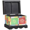 vidaXL Storage Box Multicolour 40 x 30 x 30 cm Solid Mango wood