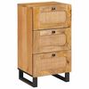 vidaXL Sideboard with Drawer Brown 40 x 33 x 75 cm Solid Mango Wood