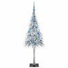vidaXL Christmas Tree with 150 LEDs White 150 cm PE and Steel