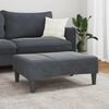 vidaXL Footstool Dark Grey 77x55x31 cm Velvet