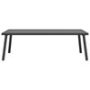 vidaXL Garden Coffee Table Anthracite 110x55x35cm Steel