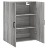 vidaXL Wall Mounted Cabinet Grey Sonoma 69.5x34x90 cm