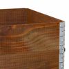 vidaXL Pallet Collars 3 pcs Brown 120x80 cm Solid Wood Pine