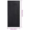 vidaXL Outdoor Chair Towels 2 pcs Black 130 x 60 cm