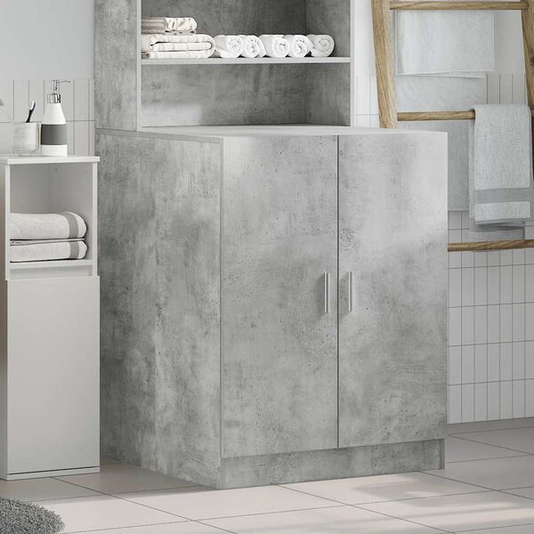 vidaXL Washing Machine Cabinet Concrete Grey 71x71.5x91.5 cm