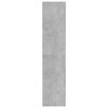 vidaXL Book Cabinet/Room Divider Concrete Grey 80x30x135 cm Engineered Wood