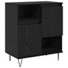 vidaXL Sideboard 3 pcs Black Oak 60 x 35 x 70 cm