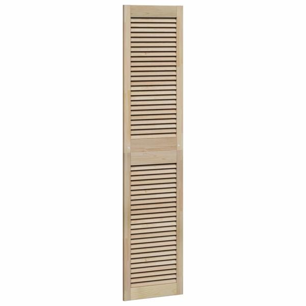 vidaXL Cabinet Door 4 pcs Natural 170 x 39.5 x 2.1 cm Solid pine wood