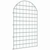 vidaXL Pond Fence Set 8 pcs 50 x 80 cm Steel Green