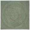 vidaXL Area Rugs Olive Green 240 x 240 cm Jute