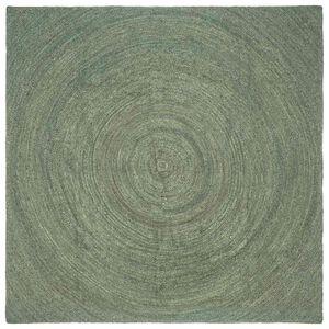 vidaXL Area Rugs Olive Green 240 x 240 cm Jute