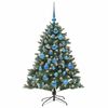 vidaXL Artificial Christmas Tree with 150 LEDs Green 85 x 85 x 120 cm