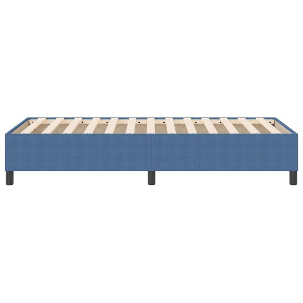 vidaXL Platform Bed Frame Blue 100 x 200 cm Fabric