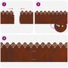 vidaXL Lawn Edgings 30 pcs Rusty 103 x 0.05 x 22 cm Weathering Steel