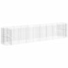 vidaXL Gabion Raised Bed Galvanised Iron 500x100x100 cm