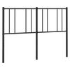 vidaXL Metal Replace Headboard Black 140 cm