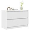 vidaXL TV Cabinet White 80x35x54 cm Engineered Wood