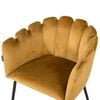 Venture Home Dining Chair Limhamn Velvet Black and Yellow