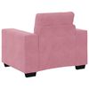 vidaXL Sofa 3 pcs Pink Velvet