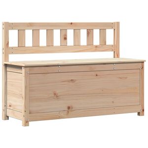 vidaXL Bench 110x41x76,5 cm Solid Wood Pine
