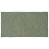 vidaXL Area Rugs Olive Green 60 x 110 cm Jute