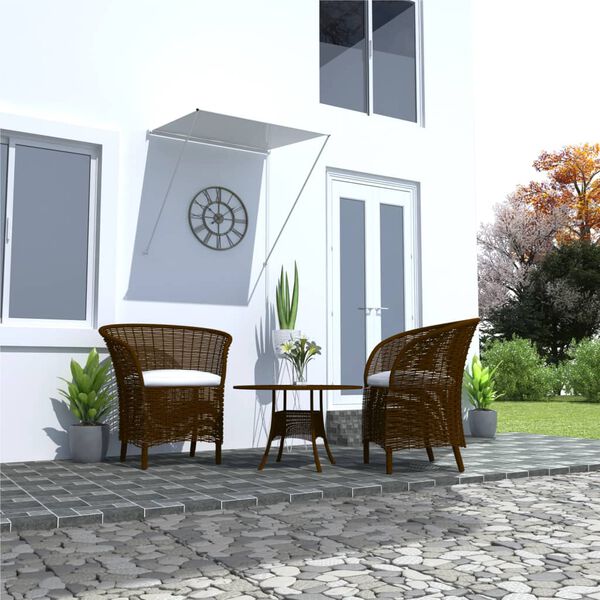 vidaXL Retractable Awning 100x150 cm Cream